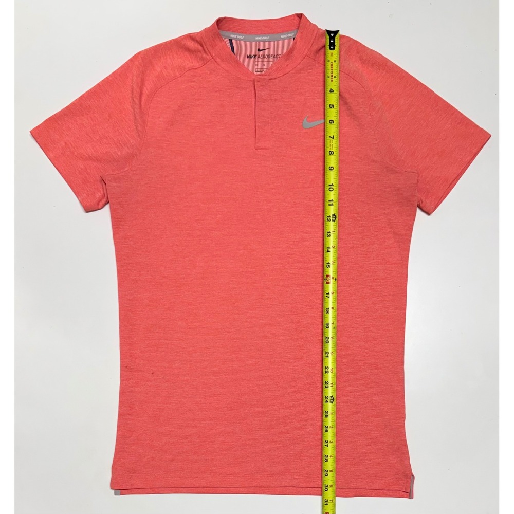 Nike Golf AeroReact Blade Collar Polo Shirt Mens Medium Coral Pink 833320-823